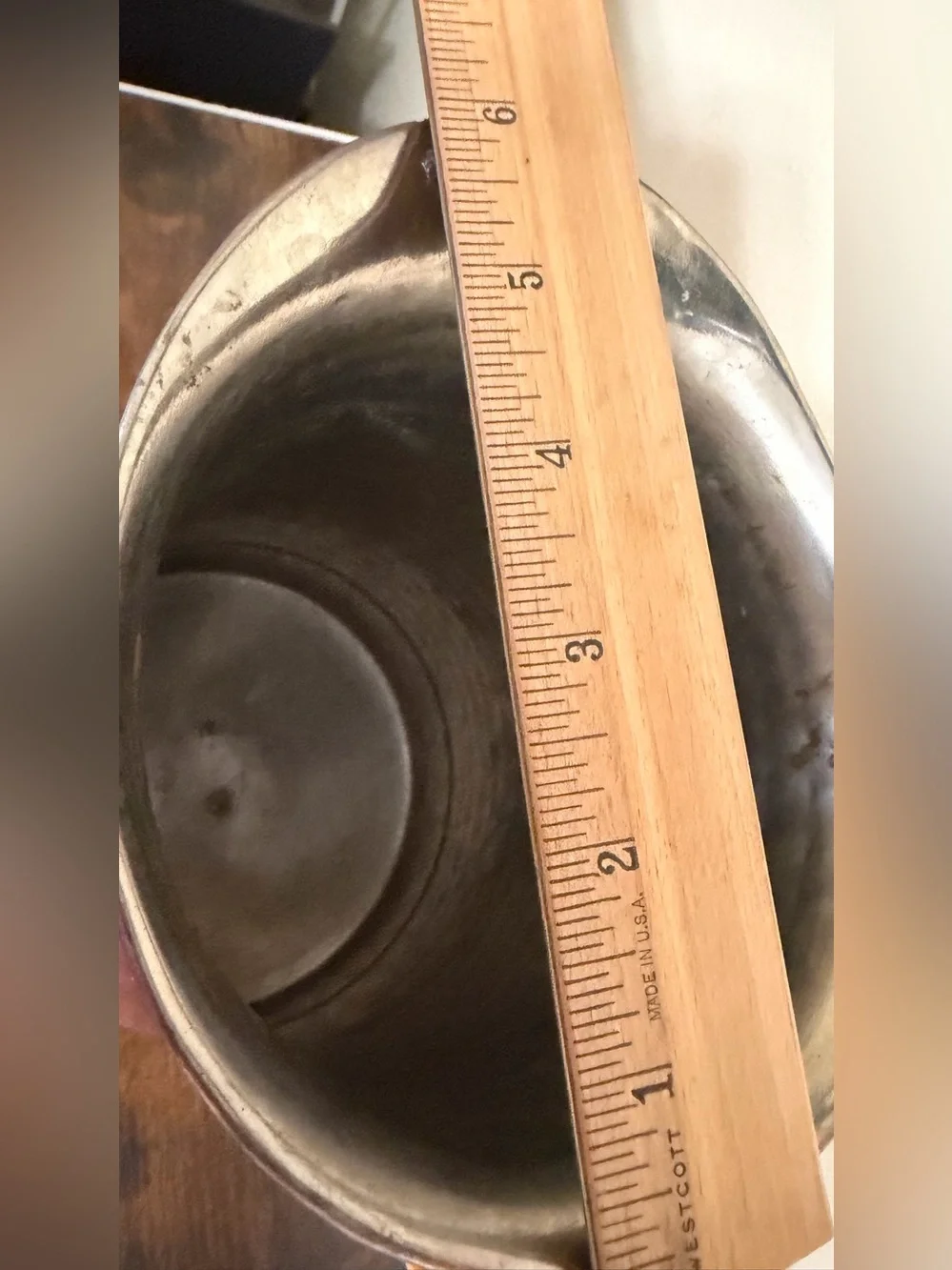 Hammered Copper Metalware Pitcher